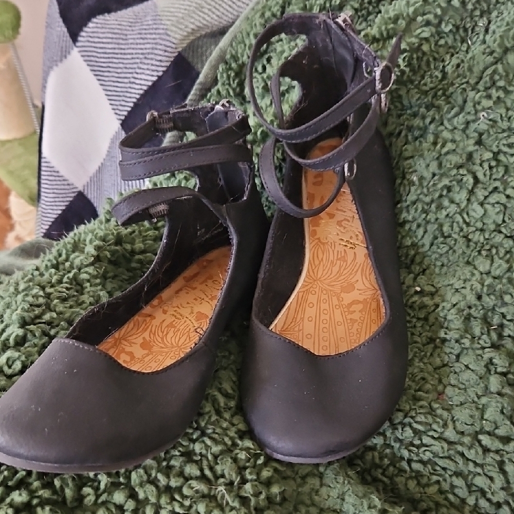 Blowfish Kids Black Flats